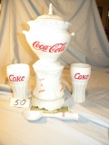Coca Cola= Cookie Jar On Stand, 18