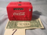 Coca Cola= Radio Cooler Bank