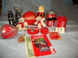 Coca Cola= Pair Of Bottle Bears; Paper Weights; Key Chains; Dancing Pop Can