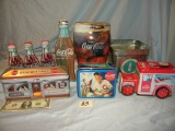 Coca Cola= (8) Tins, Variety collection