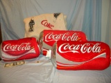 Coca Cola 3 pillows Coke design blanket
