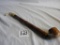 Wood Pipe W/oak Leaf Designed Stem, 12