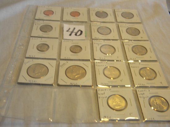 Mint Pairs, 2005 P&d= Pennies, Nickels, Dimes, Half Dollars ; Msc Quarters