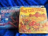 Fort Cheyenne W/calvary, Indians Etc.; Talking Football By Mattel.