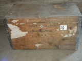 Swiss Immigration Ship Trunk, Adolph Golfer, Monroe, Wi, Usa 