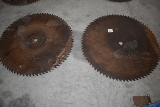 Pair Saw Mill 30" Circular Blade.