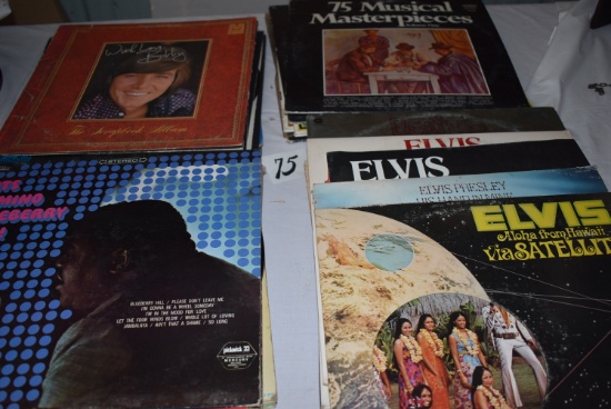 78 Rpm Records In Jackets( Elvis, Beatles, Jerry Lee Lewis Etc. (25)