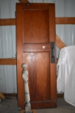 Oak Panel Door W/brass Handle, 81