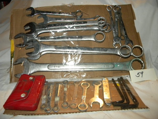 Open And Closed End Wrenches (13); Ignitions Wrench Set; Allen Wrenc