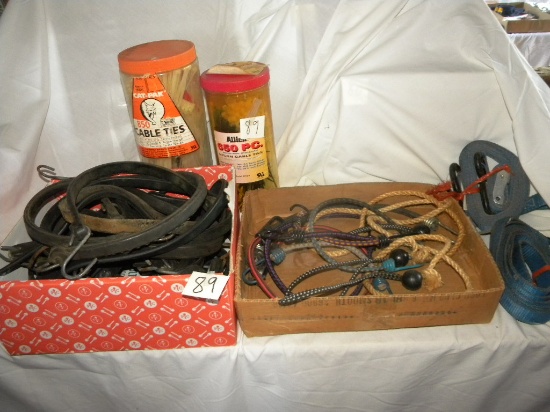Table Ties; Bungee Cords; Tie Straps And More.