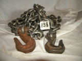 Heavy Duty 20' Log Chain W/hooks