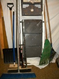 Step Ladder-4 Ft.; Brooms; Plastic Rakes; Etc.