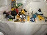 Bud-l-scoop; Flash Lights; Batteries; Water Timmer; Garden Tools.