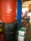 Three (3) 100 Gallon Poly Barrels; 190 Liter Rain Barrell W/faucet.