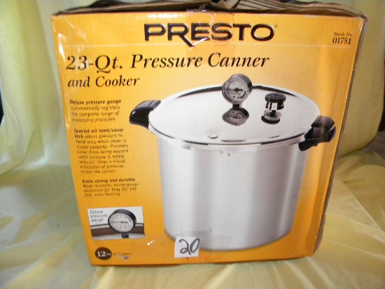 Kitchen=Presto Pressure Cooker/canner, New In Box.