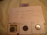 Coins= Nickels= 1883 Liberty Z Nickle; 1869 Shield Nickle (early Five Cent); 1872