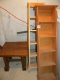 Pair Of Wooden Shelves, 49