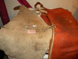 Cowbow=Leather Riding Chaps (has Mold Spots); Leather Chaps.