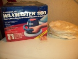 Buffer=maxmaster 1100 Heavy Duty Random Orbital Waxer-polisher, With Pads.