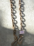 Twin Foot Tow Chain W/2hooks.