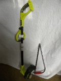 Ryobi 110 V. String Weed Wacker; 20 Inch Limb Saw.