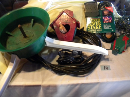 Electrical-cords, Tree Stand, Decoration And More.