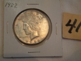 1922 Peace Silver Dollar