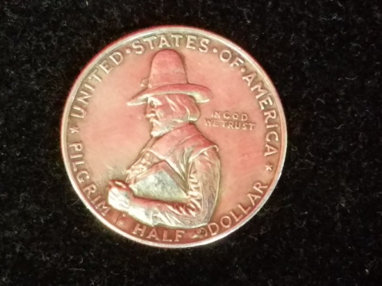 1620-1920 Pilgrim Tercentenary Silver Half Dollar