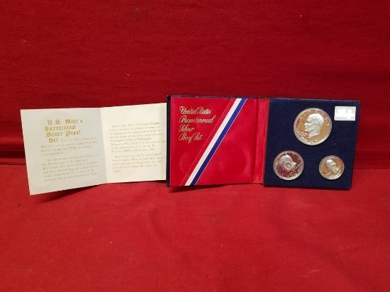 US Mint Bicentennial Silver Proof Set