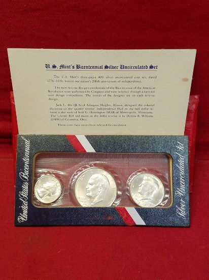 1776-1976 U.S. Mints Bicentennial Silver