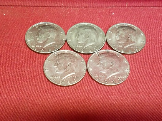 Assorted Kennedy Half Dollars