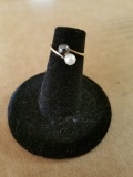 10k Gold Black & White Pearl Ring