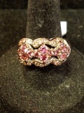 14k Gold Tourmaline & Diamond Ring