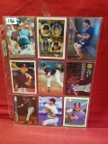 (9) Assorted Baseball Cards