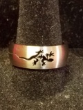 Stainless Gecko Ring