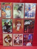 (9) Assorted Baseball Cards