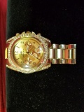 Andre Francois Mans Watch W/ Diamond Accent