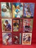 (9) Assorted Baseball Cards