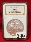 2008 W Eagle Silver $1