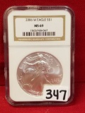2006 W Eagle Silver $1