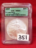 2007 Eagle Silver $1