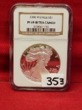 2008 W Eagle Silver $1