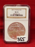 2007 W Eagle Silver $1