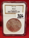 1896 Silver Peace Dollar