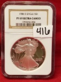 1986-S Ultra Cameo Eagle Silver $1