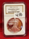 1988-S Ultra Cameo Eagle Silver $1