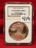 1989-S Ultra Cameo Eagle Silver $1