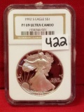 1992-S Ultra Cameo Eagle Silver $1