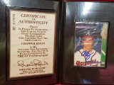 Signed Baseball Card Of Chipper Jones
