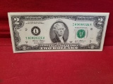 (13) $2 Green Seal Bills